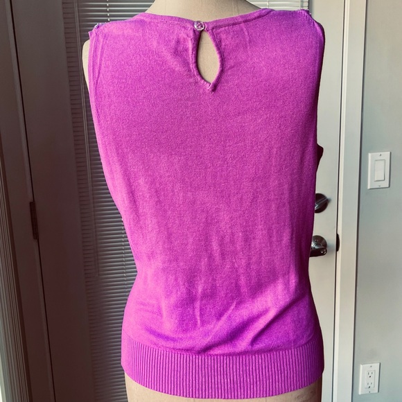 GAP Fuschia Women's Cardigan/Shell Sweater Set with Sparkling Accents NWOT - Picture 7 of 11